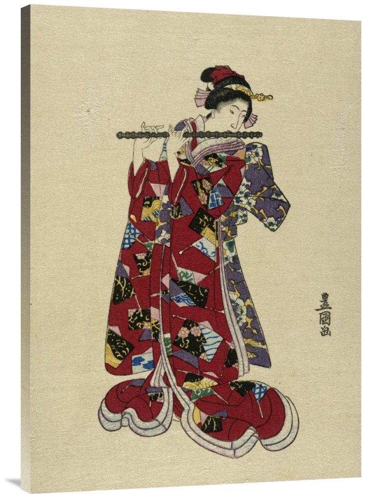 Amazon.com: Global Gallery Budget Utagawa Toyokuni Yokobue